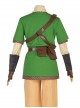 The Legend Of Zelda Skyward Sword Halloween Cosplay Link Costume Green Short Sleeve T-shirt