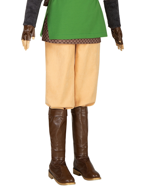 The Legend Of Zelda Skyward Sword Halloween Cosplay Link Costume Yellow Pants