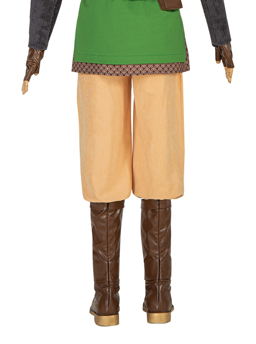 The Legend Of Zelda Skyward Sword Halloween Cosplay Link Costume Yellow Pants