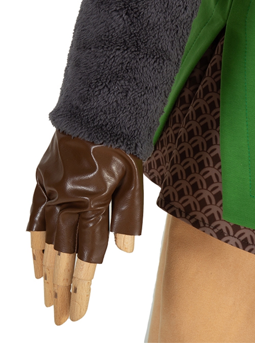 The Legend Of Zelda Skyward Sword Halloween Cosplay Link Accessories Brown Gloves