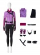 TV Drama Hawkeye Halloween Cosplay Kate Bishop Purple Top Suit Style 2 Costume Set