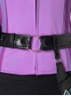 TV Drama Hawkeye Halloween Cosplay Kate Bishop Purple Top Suit Style 2 Costume Set