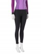 TV Drama Hawkeye Halloween Cosplay Kate Bishop Purple Top Suit Style 2 Costume Black Pants