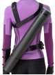 TV Drama Hawkeye Halloween Cosplay Kate Bishop Purple Top Suit Style 2 Accessories Black PVC Quiver