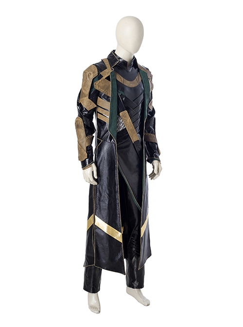 Loki Season 1 Halloween Cosplay Loki Armor Suit Costume Full Set Without Shoes