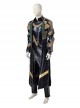 Loki Season 1 Halloween Cosplay Loki Armor Suit Cosplay Costume Black Long Coat