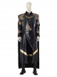 Loki Season 1 Halloween Cosplay Loki Armor Suit Cosplay Costume Black Long Coat