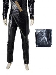 Loki Season 1 Halloween Cosplay Loki Armor Suit Cosplay Costume Black Pants