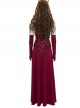 Wanda Vision Halloween Cosplay Scarlet Witch Wanda Django Maximoff Battle Suit Costume Second Version Full Set