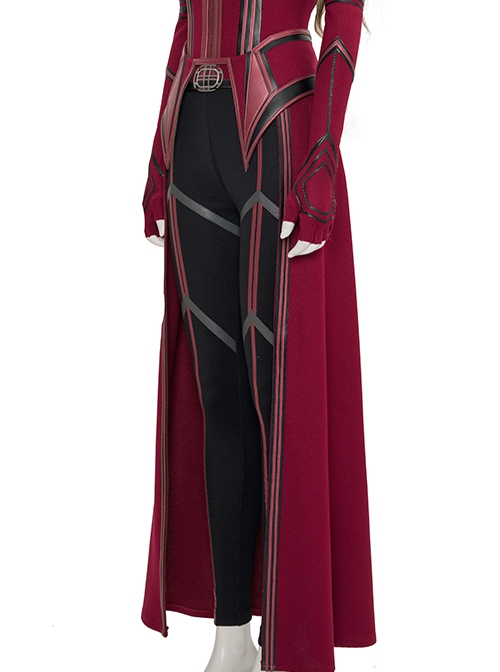 Wanda Vision Halloween Cosplay Scarlet Witch Wanda Django Maximoff Battle Suit Costume Second Version Black Pants