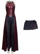 Wanda Vision Halloween Cosplay Scarlet Witch Wanda Django Maximoff Battle Suit Costume Black Pants