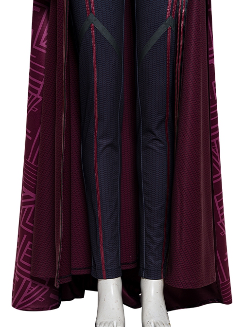 Wanda Vision Halloween Cosplay Scarlet Witch Wanda Django Maximoff Battle Suit Costume Black Pants