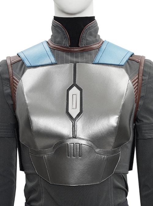 The Mandalorian Halloween Cosplay Bo-Katan Kryze Costume Gray Vest