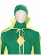 Wanda Vision Halloween Cosplay Vision Green Bodysuit Yellow Cloak Costume Set