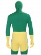 Wanda Vision Halloween Cosplay Vision Green Bodysuit Yellow Cloak Costume Yellow Shorts