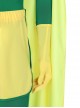 Wanda Vision Halloween Cosplay Vision Green Bodysuit Yellow Cloak Accessories Yellow Gloves