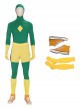 Wanda Vision Halloween Cosplay Vision Green Bodysuit Yellow Cloak Accessories Yellow Socks And Shoes