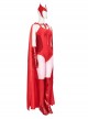 Wanda Vision Halloween Cosplay Scarlet Witch Wanda Maximoff Costume Sexy Red Bodysuit Set