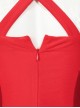 Wanda Vision Halloween Cosplay Scarlet Witch Wanda Maximoff Costume Sexy Red Bodysuit Set