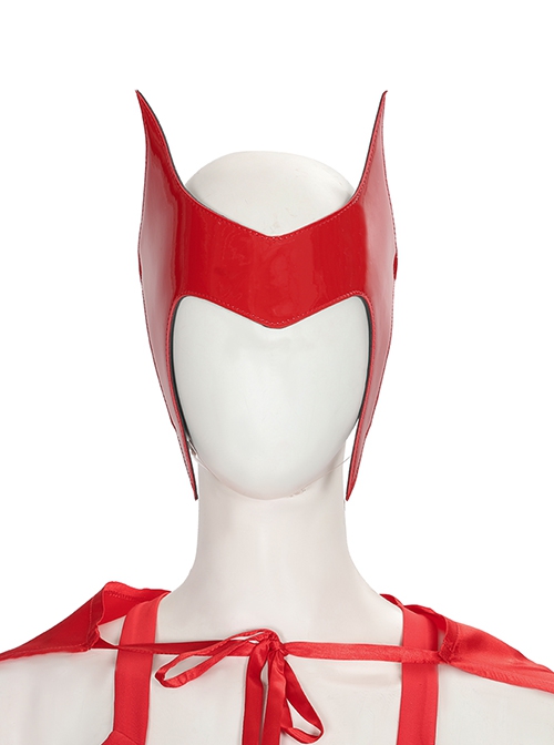 Wanda Vision Halloween Cosplay Scarlet Witch Wanda Maximoff Accessories Red Headwear