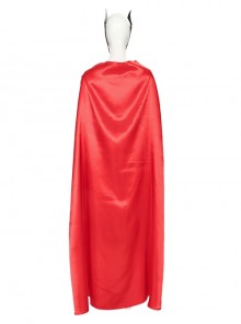 Wanda Vision Halloween Cosplay Scarlet Witch Wanda Maximoff Costume Red Cloak