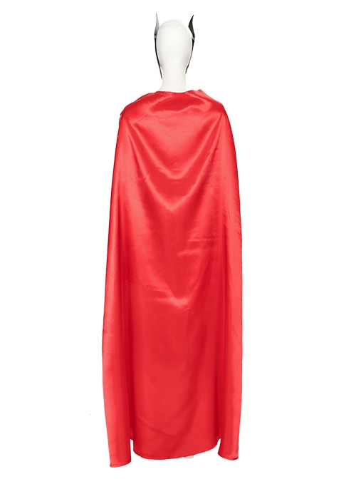 Wanda Vision Halloween Cosplay Scarlet Witch Wanda Maximoff Costume Red Cloak