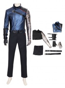 The Falcon And The Winter Soldier Halloween Cosplay Bucky Barnes Winter Soldier Costume Set