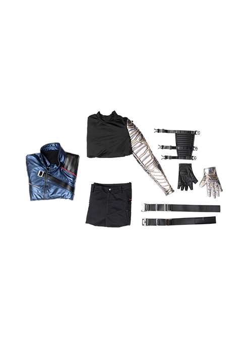 The Falcon And The Winter Soldier Halloween Cosplay Bucky Barnes Winter Soldier Costume Set