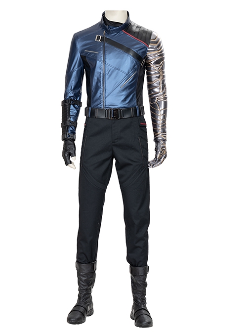 The Falcon And The Winter Soldier Halloween Cosplay Bucky Barnes Winter Soldier Costume Black Bottoming Top