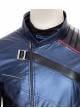 The Falcon And The Winter Soldier Halloween Cosplay Bucky Barnes Winter Soldier Costume Blue One Arm Jacket