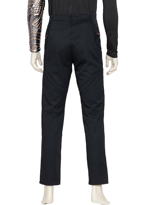 The Falcon And The Winter Soldier Halloween Cosplay Bucky Barnes Winter Soldier Costume Black Trousers