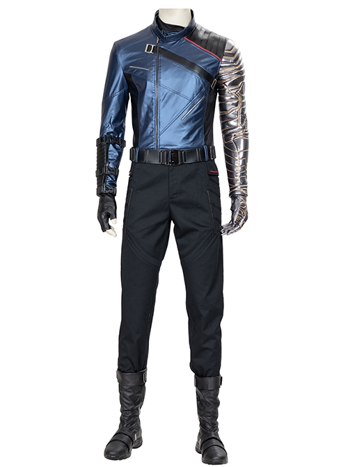 The Falcon And The Winter Soldier Halloween Cosplay Bucky Barnes Winter Soldier Accessories Black Boots