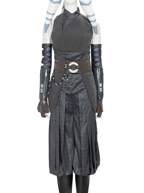 The Mandalorian Season 2 Halloween Cosplay Ahsoka Tano Accessories Gray Sleeve Covers Wrist Guards And Gloves