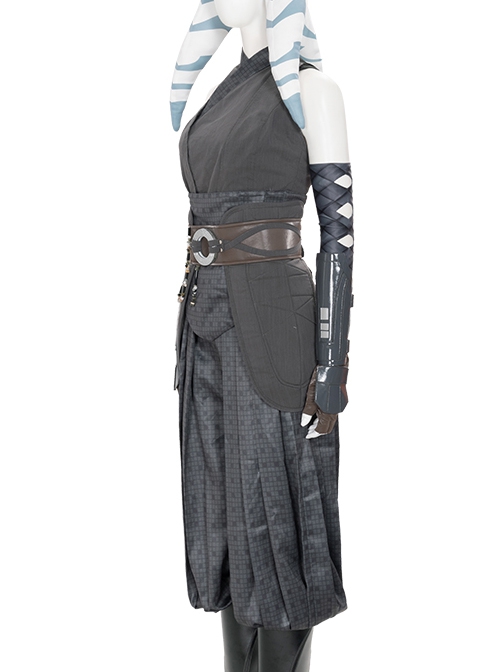 The Mandalorian Season 2 Halloween Cosplay Ahsoka Tano Accessories Gray Sleeve Covers Wrist Guards And Gloves