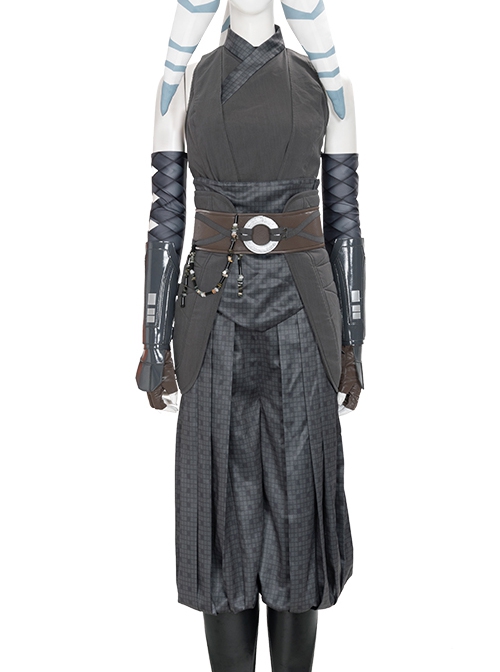 The Mandalorian Season 2 Halloween Cosplay Ahsoka Tano Accessories Gray Girdles