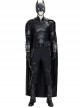 The Batman Halloween Cosplay Bruce Wayne Black Battle Suit Costume Black Shoulder Armor Components And Top