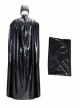 The Batman Halloween Cosplay Bruce Wayne Black Battle Suit Costume Black Cloak