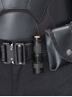 The Batman Halloween Cosplay Bruce Wayne Black Battle Suit Accessories Belt Components And Holster