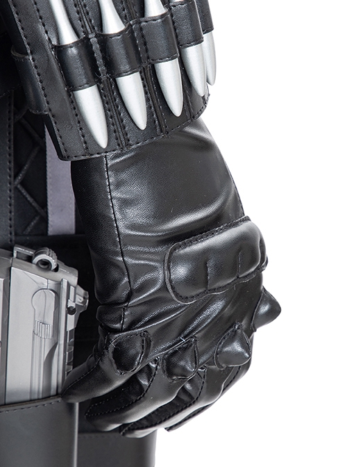 The Batman Halloween Cosplay Bruce Wayne Black Battle Suit Accessories Wrist Guards And Gloves