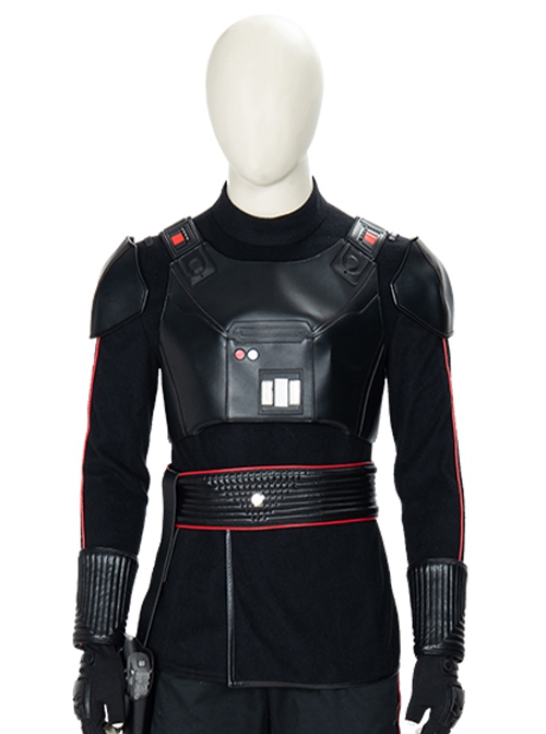 The Mandalorian Season 1 Halloween Cosplay Moff Gideon Costume Black Vest And Shoulder Armors