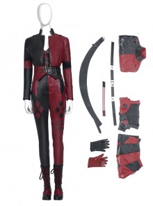 The Suicide Squad Halloween Cosplay Harley Quinn Costume Full Set Without Goggles