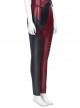 The Suicide Squad Halloween Cosplay Harley Quinn Costume Black-Red Trousers