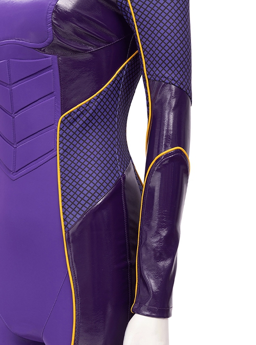 Game Batman Gotham Knights Halloween Cosplay Batwoman Battle Suit Costume Purple Bodysuit