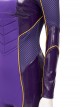 Game Batman Gotham Knights Halloween Cosplay Batwoman Battle Suit Costume Purple Bodysuit