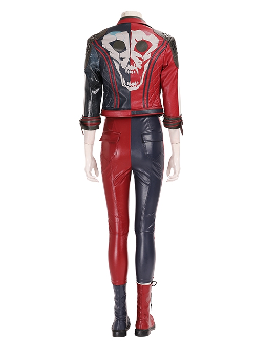 Suicide Squad Kill The Justice League Halloween Cosplay Harley Quinn Costume Set