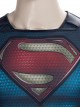 Man of Steel 2 Halloween Cosplay Superman Clark Kent Battle Suit Costume Blue Bodysuit