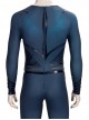 Man of Steel 2 Halloween Cosplay Superman Clark Kent Battle Suit Costume Blue Bodysuit