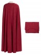 Man of Steel 2 Halloween Cosplay Superman Clark Kent Battle Suit Costume Red Cloak