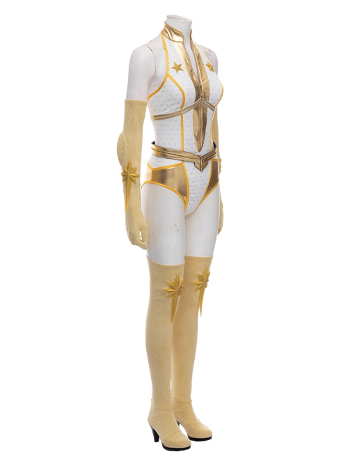 The Boys Season 2 Halloween Cosplay Starlight Annie January Backless Battle Suit Costume Set