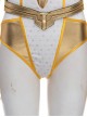 The Boys Season 2 Halloween Cosplay Starlight Annie January Backless Battle Suit Accessories Golden Waistband